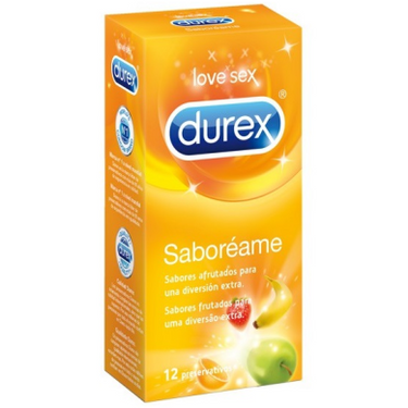 Preservativi Durex Saboréame Aromi Fruttati - 12 Pezzi Colorati